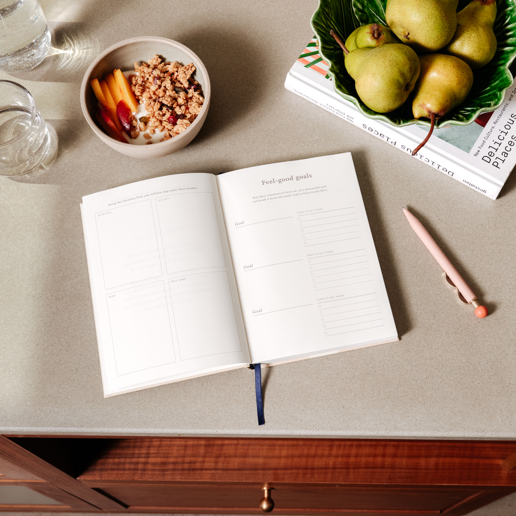 Guided Wellness Journal, A5 Hardcover - Slow Down