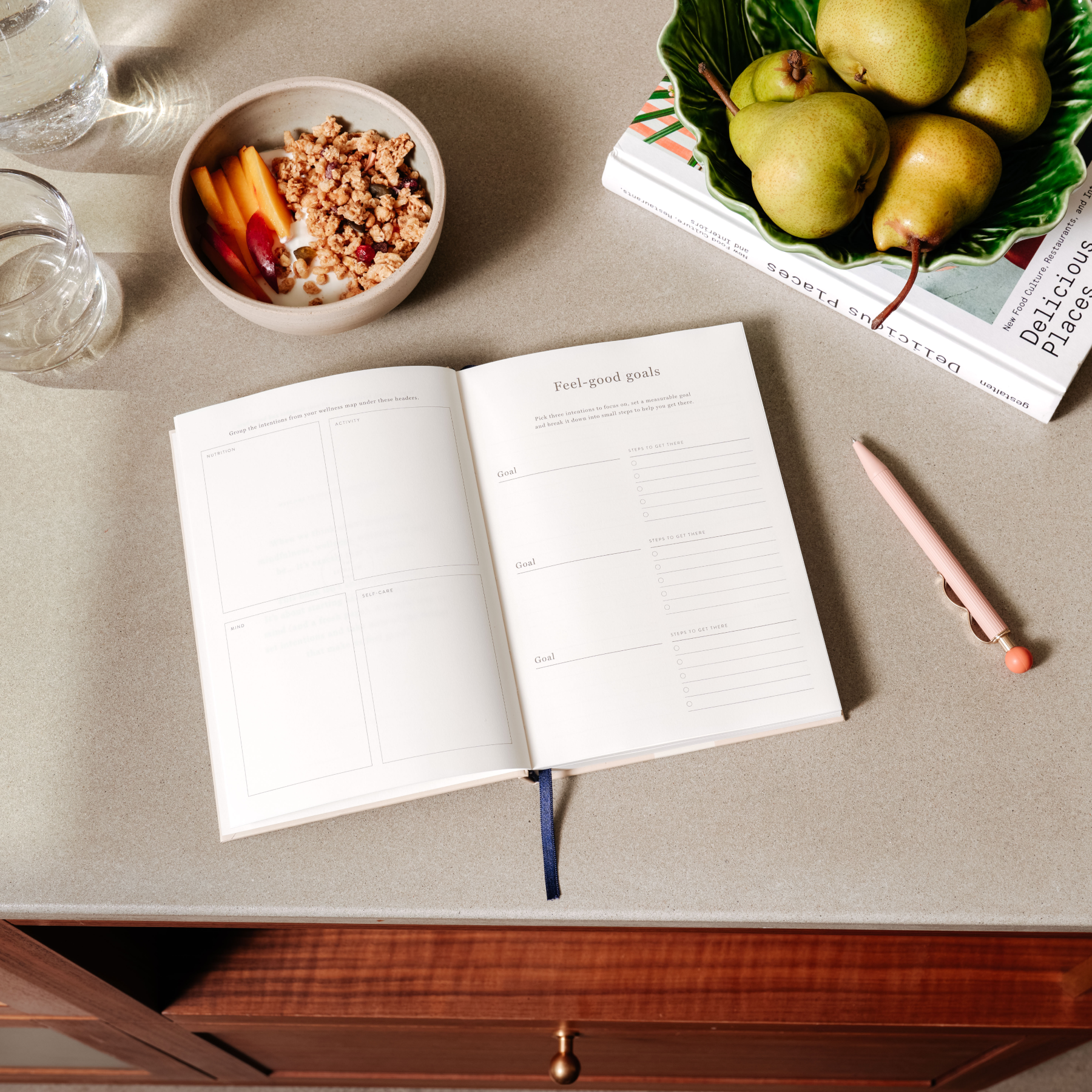 Guided Wellness Journal, A5 Hardcover - Slow Down