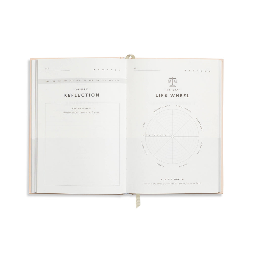Guided Gratitude Journal, A5 Hardcover - Taking My Time