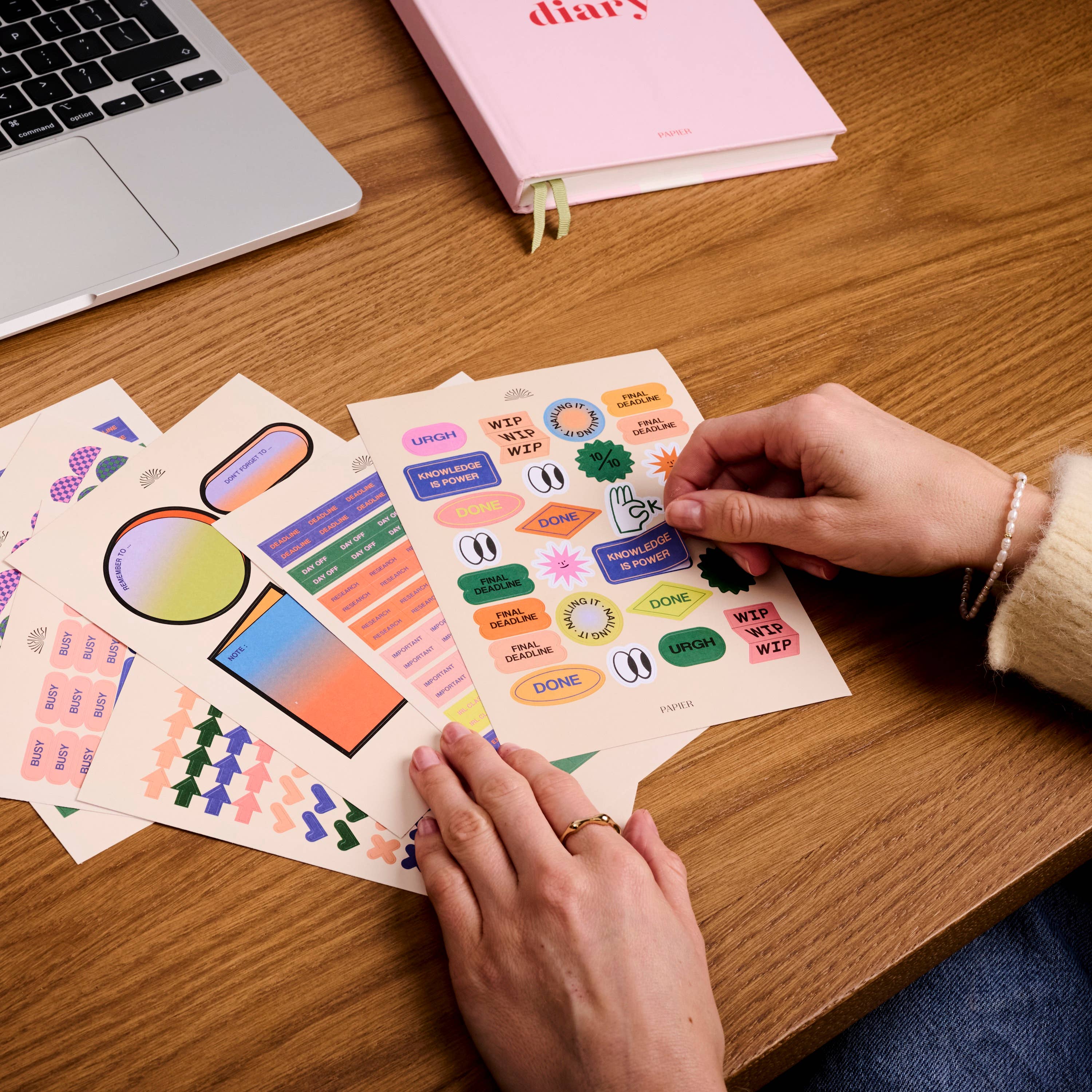 Sticker Set, Academic -  Find the Balance