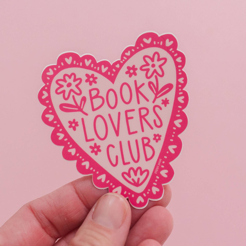 Book Lovers Club Decal Sticker