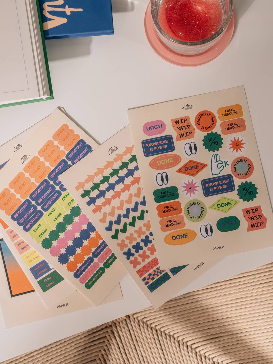 Sticker Set, Academic -  Find the Balance
