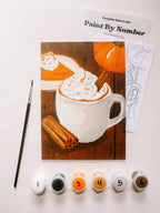 Pumpkin Spice Latte Mini Paint By Number
