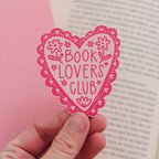 Book Lovers Club Decal Sticker
