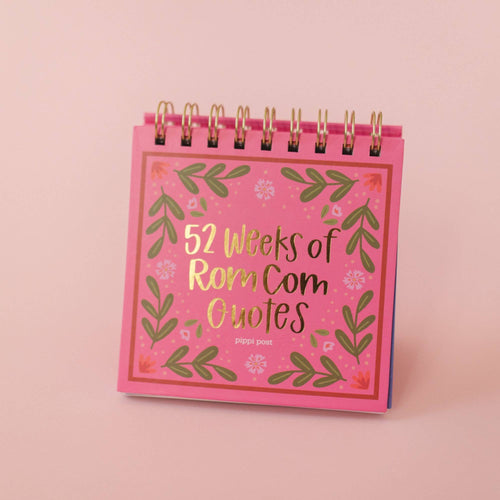 52 Weeks of Rom Com Quotes Desk Flip Calendar