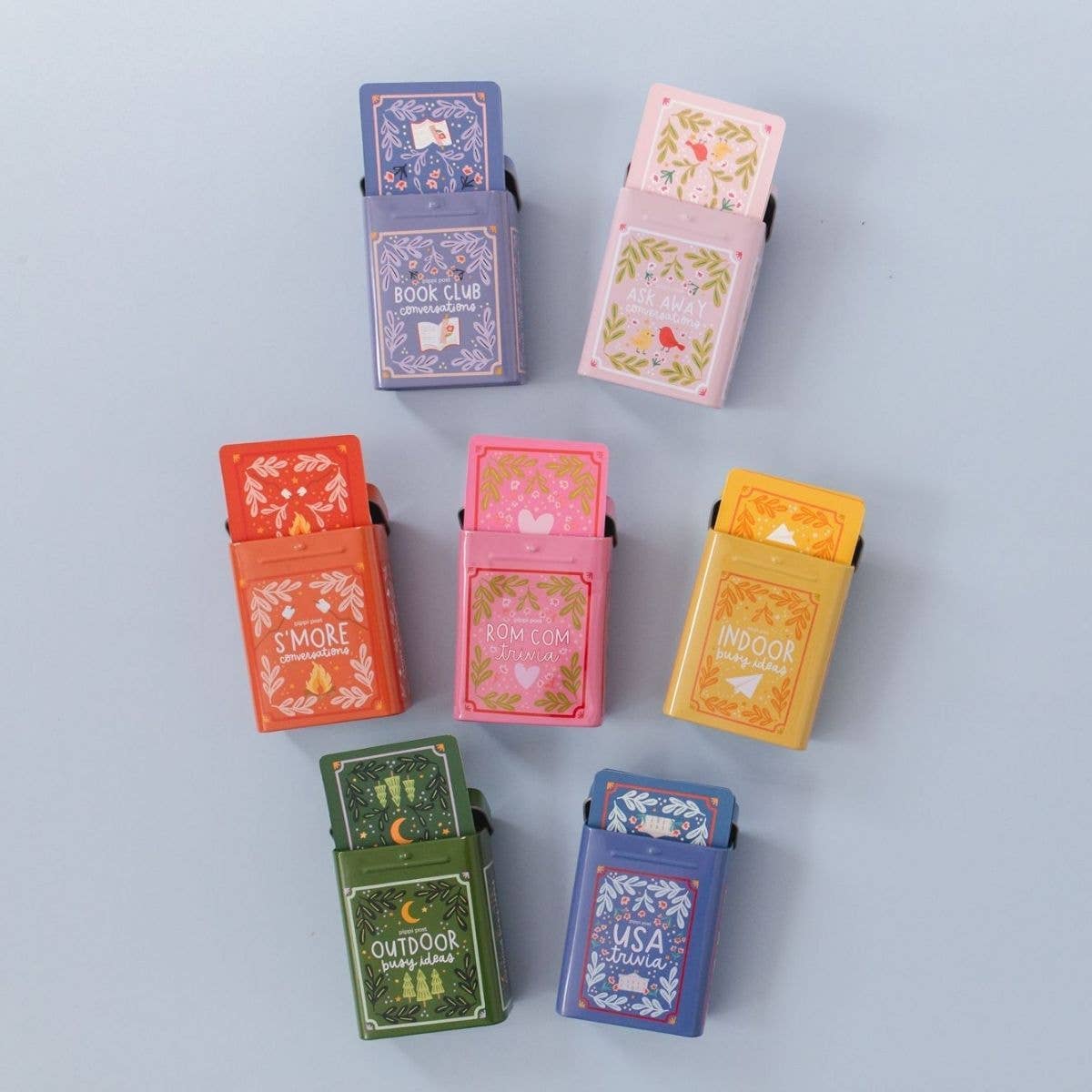 Rom Com Trivia Game - Deck of Cards + Storage Tin