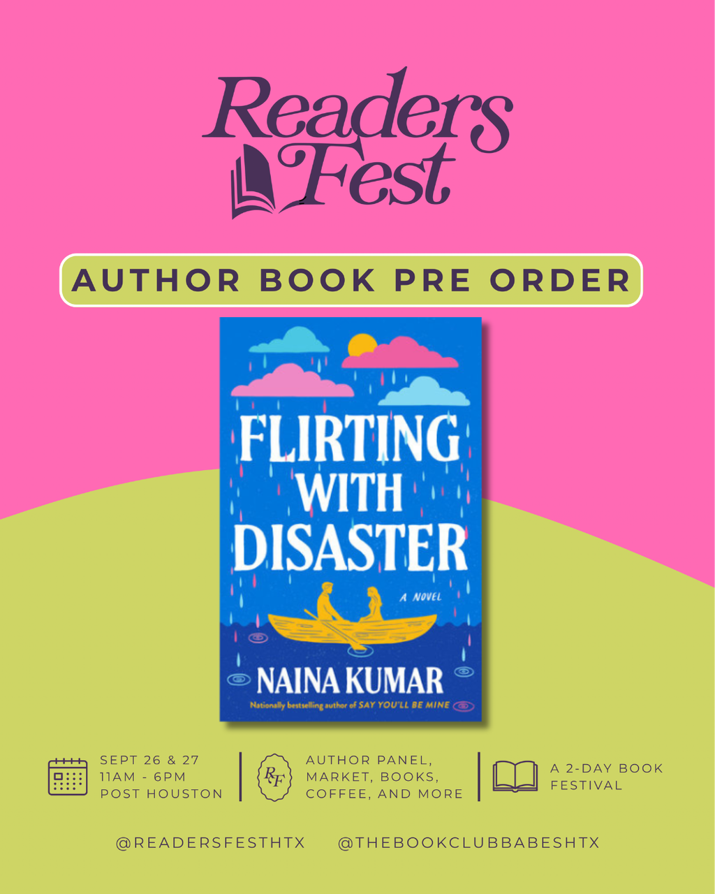 Readers Fest Pre-Order Book + Signing: Flirting With Disaster
