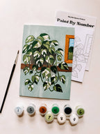 Marble Queen Pothos Mini Paint By Number