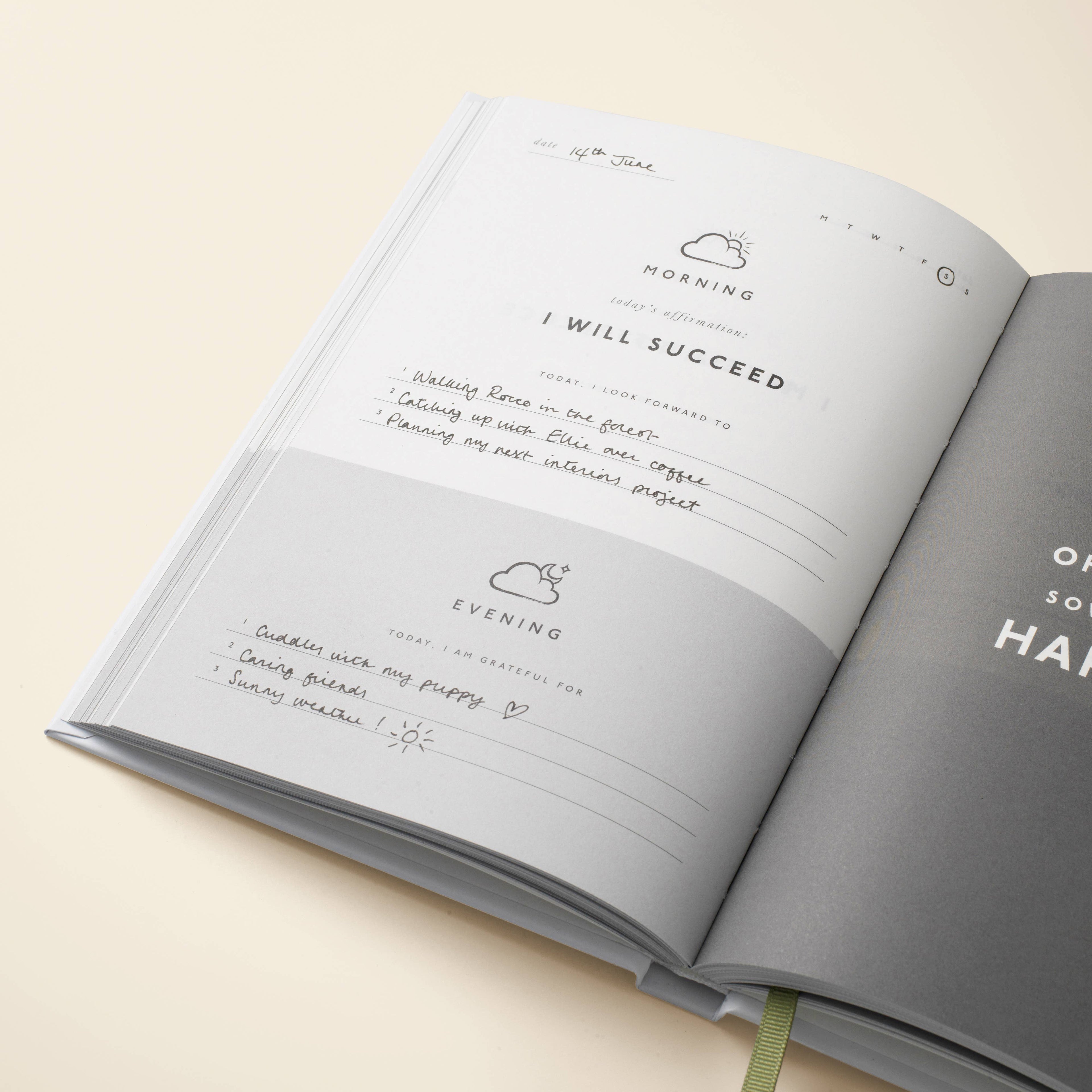 Guided Gratitude Journal, A5 Hardcover - Reflect