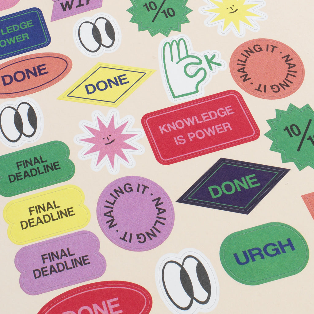 Sticker Set, Academic -  Find the Balance