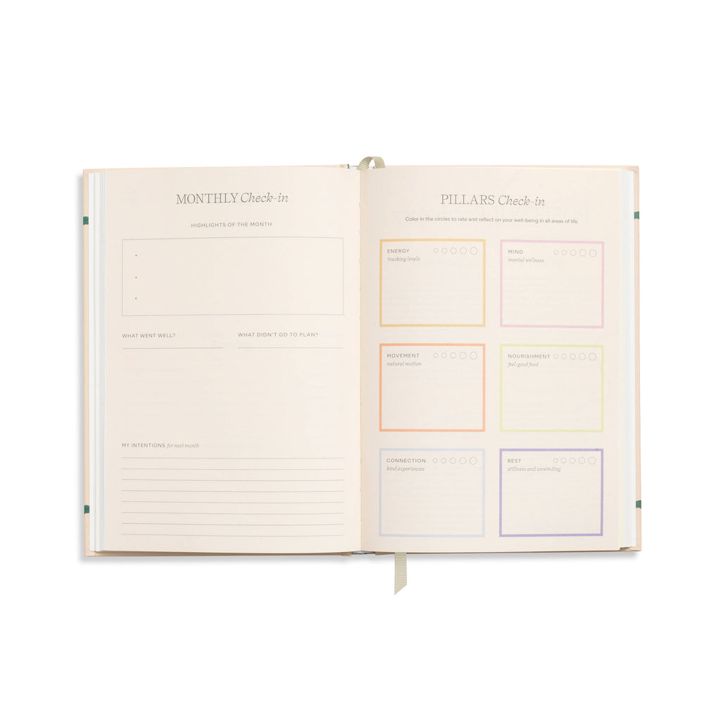 Guided Wellness Journal, A5 Hardcover - Warmth