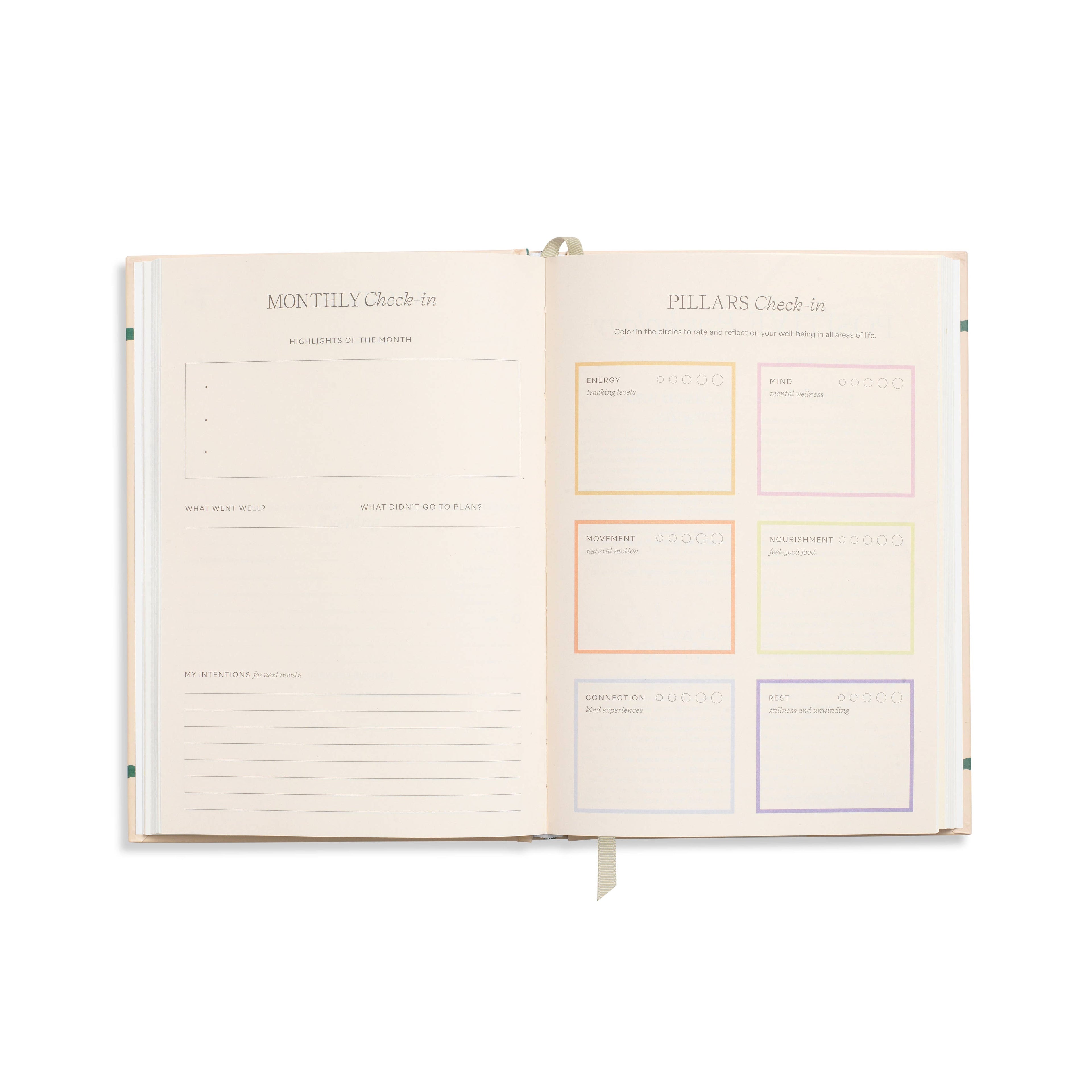 Guided Wellness Journal, A5 Hardcover - Warmth