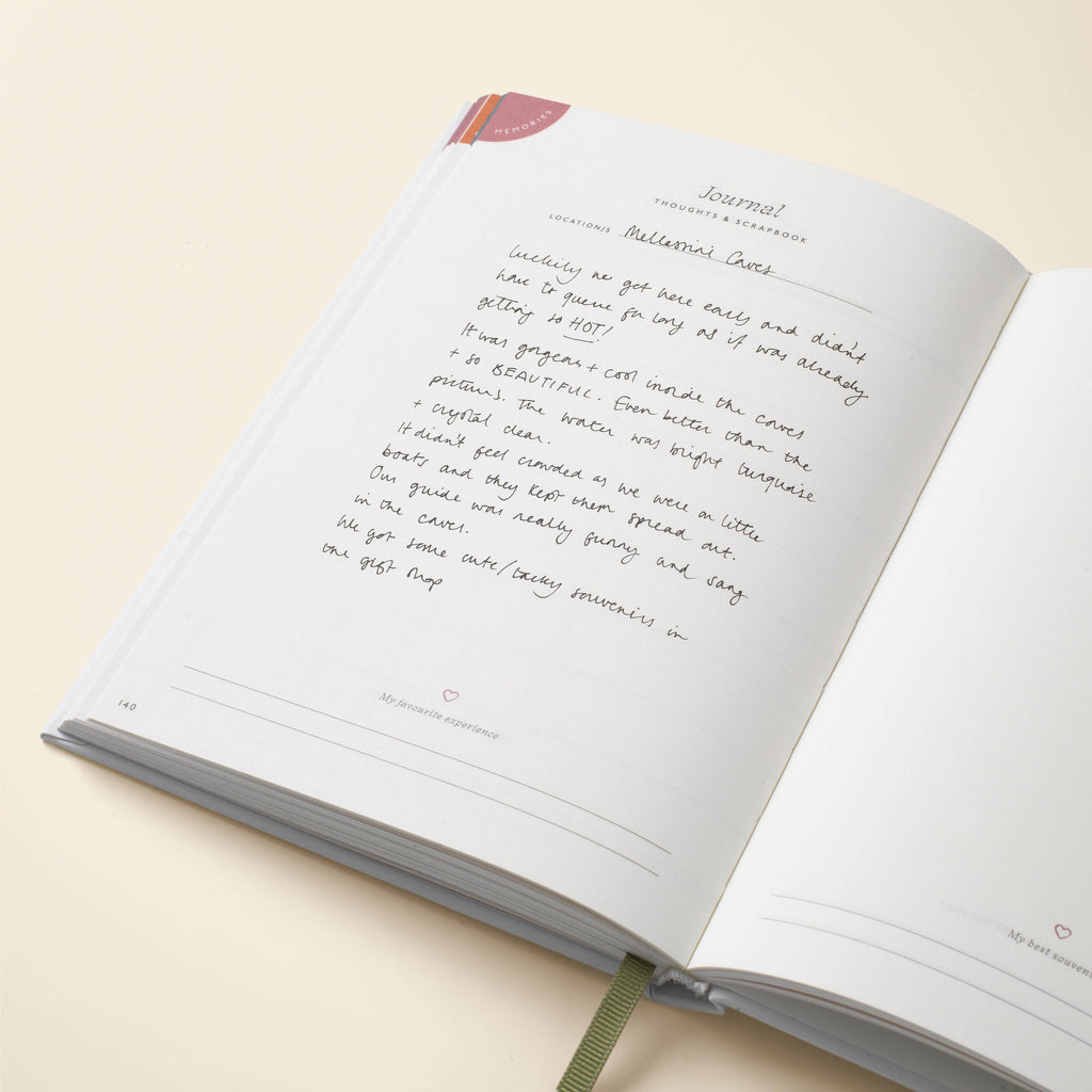 Guided Travel Journal, A5 Hardcover - Follow The Sun