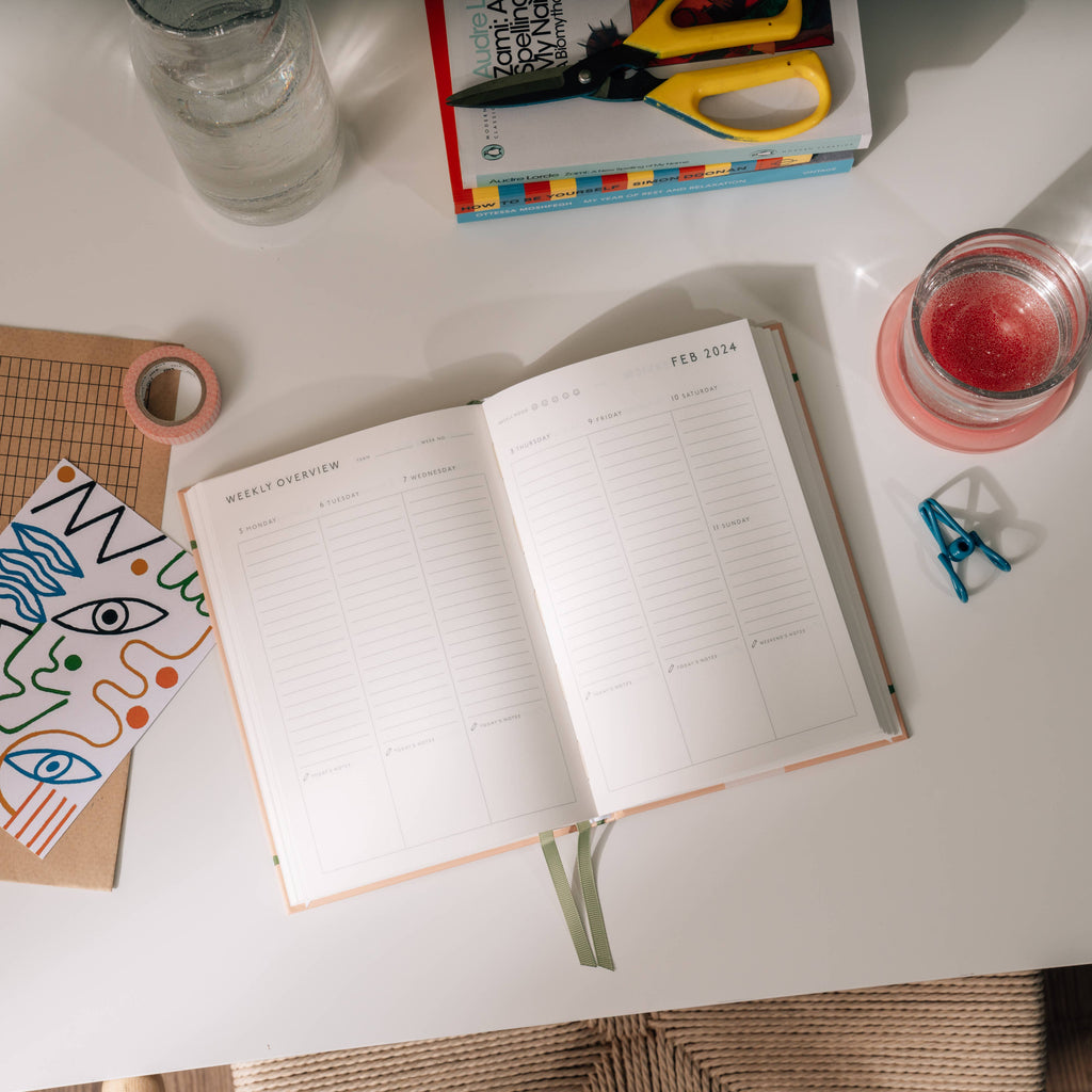 Guided Wellness Journal, A5 Hardcover - Warmth