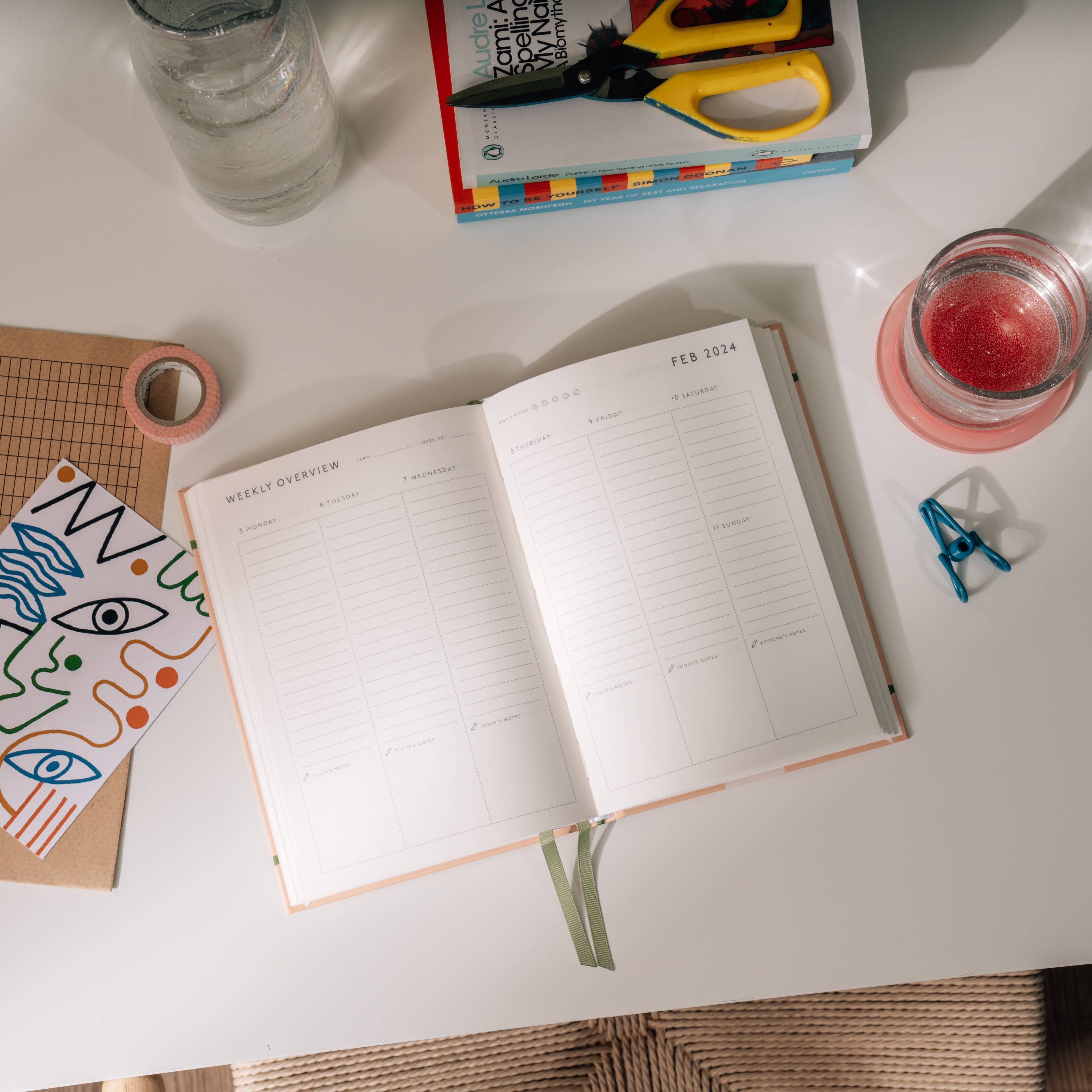 Guided Wellness Journal, A5 Hardcover - Warmth