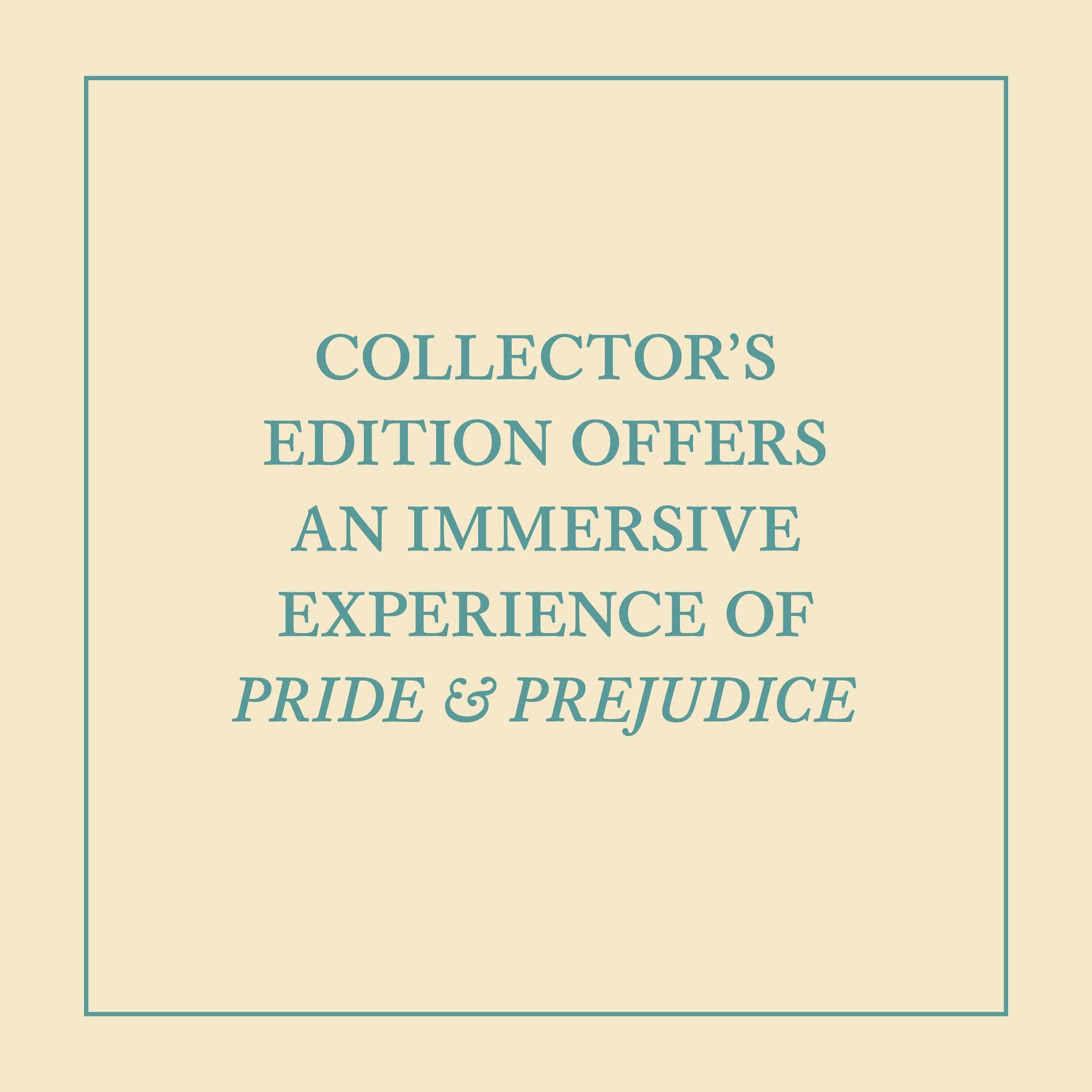Pride and Prejudice (Collector's edition)