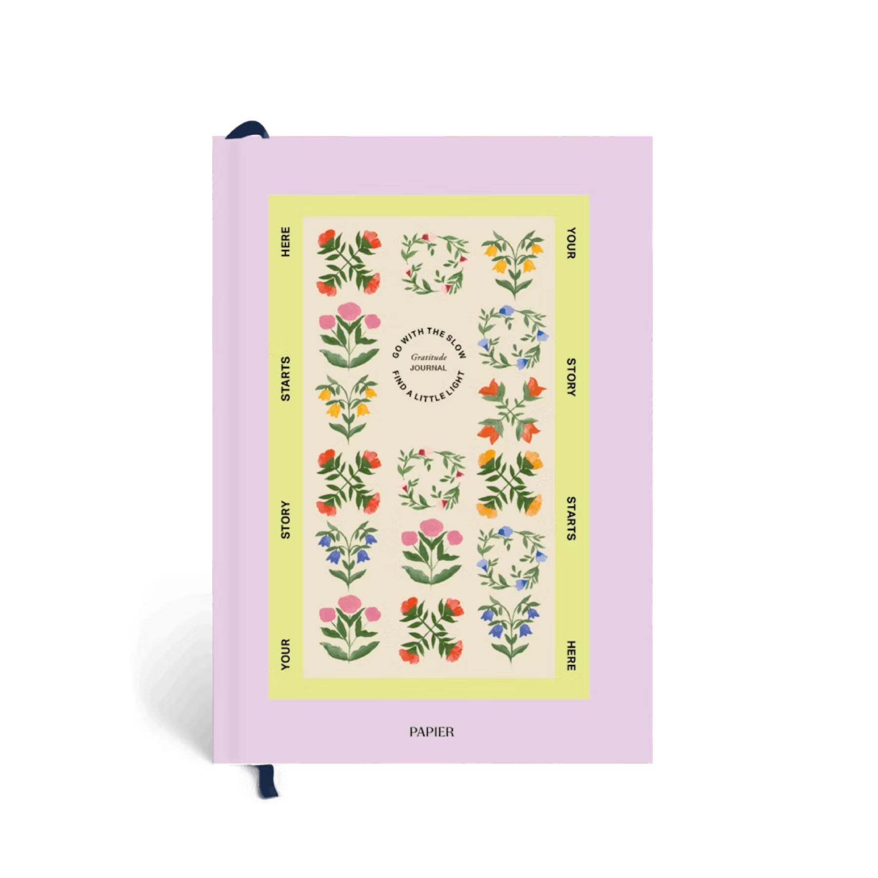 Guided Gratitude Journal, A5 Hardcover - Taking My Time