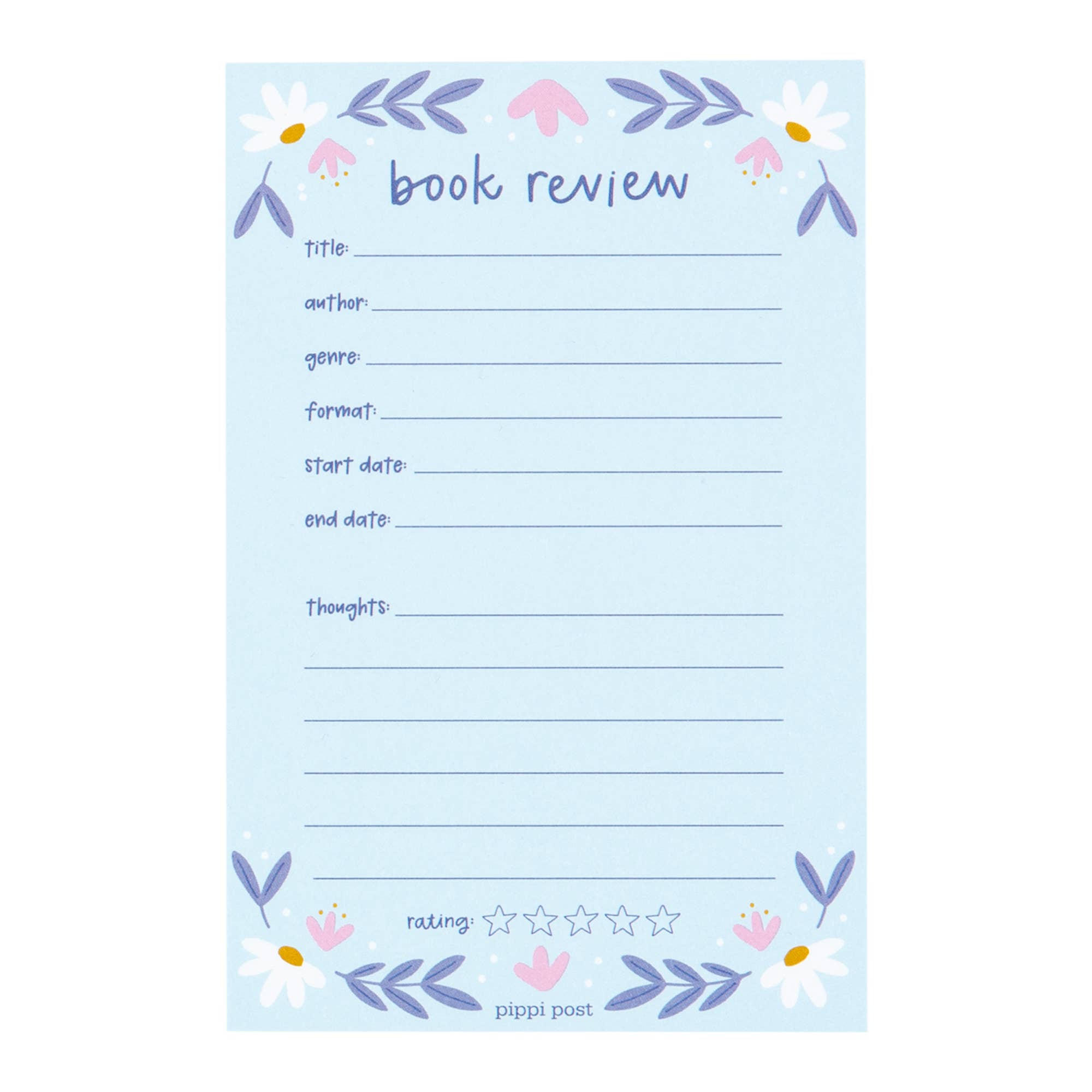 Blue Book Review 4x6 Notepad