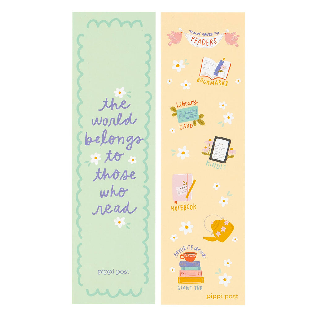 The World Belongs to Those Who Read Bookmark Set