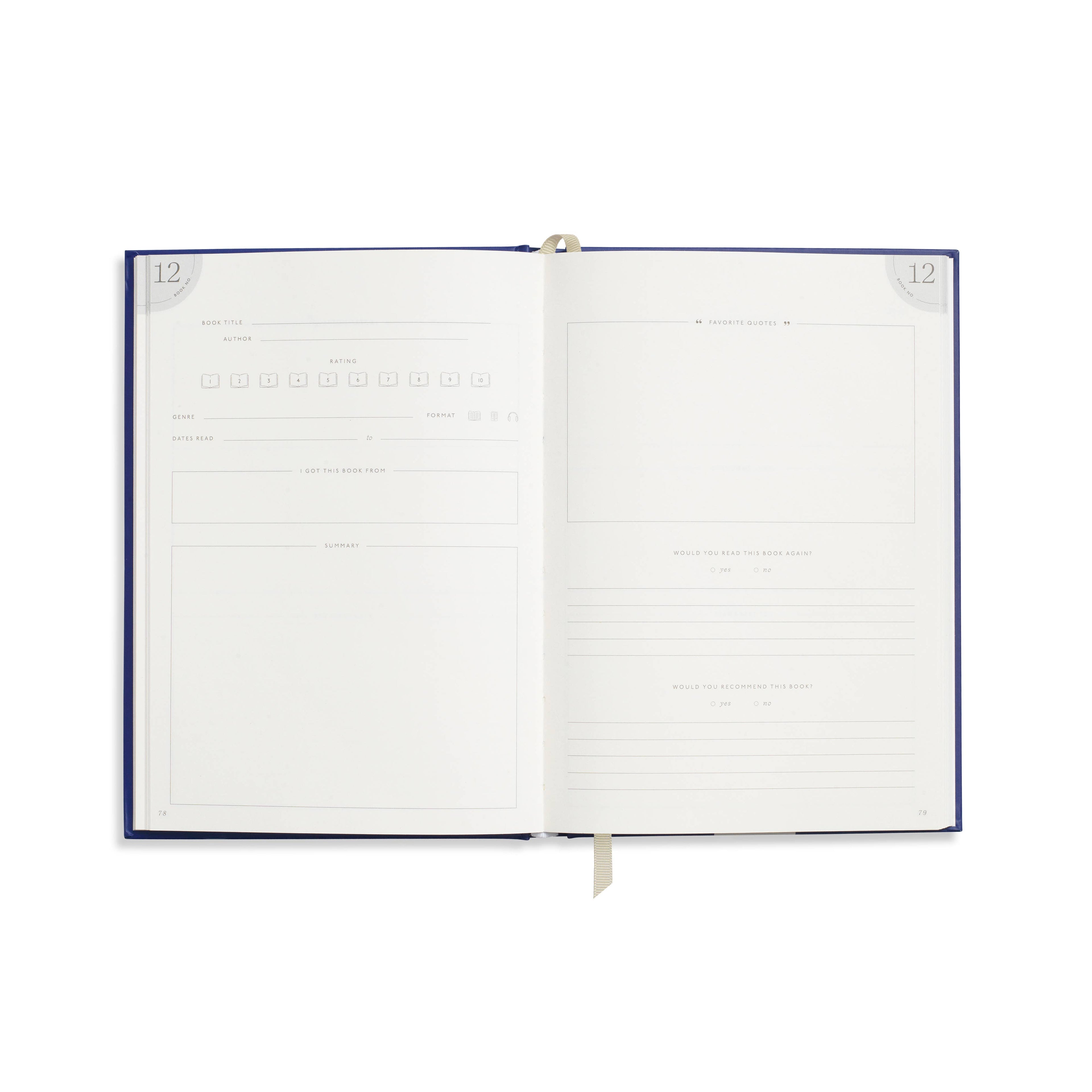 The Midnight Hour Foiled A5 Hardcover Guided Reading Journal