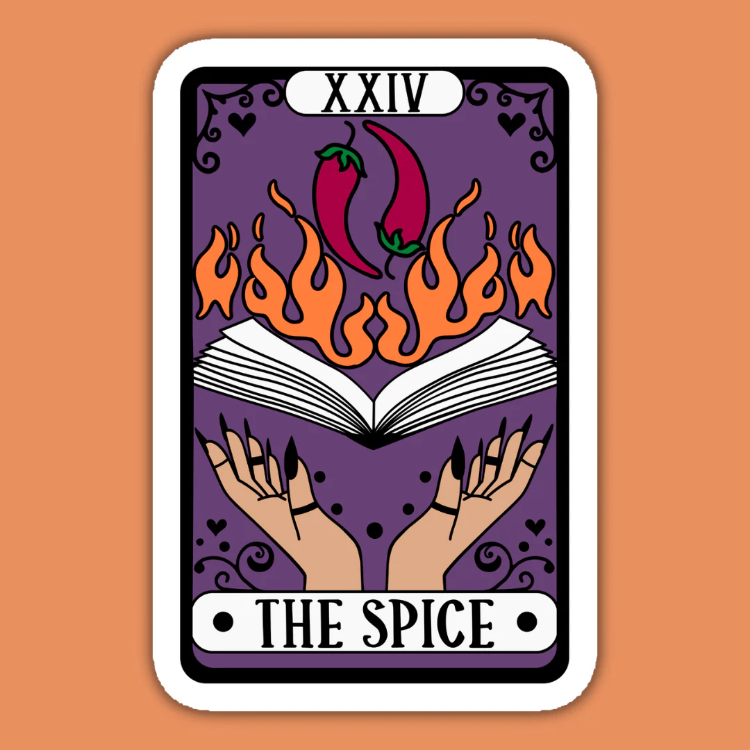 The Spice Tarot Card Reader Sticker