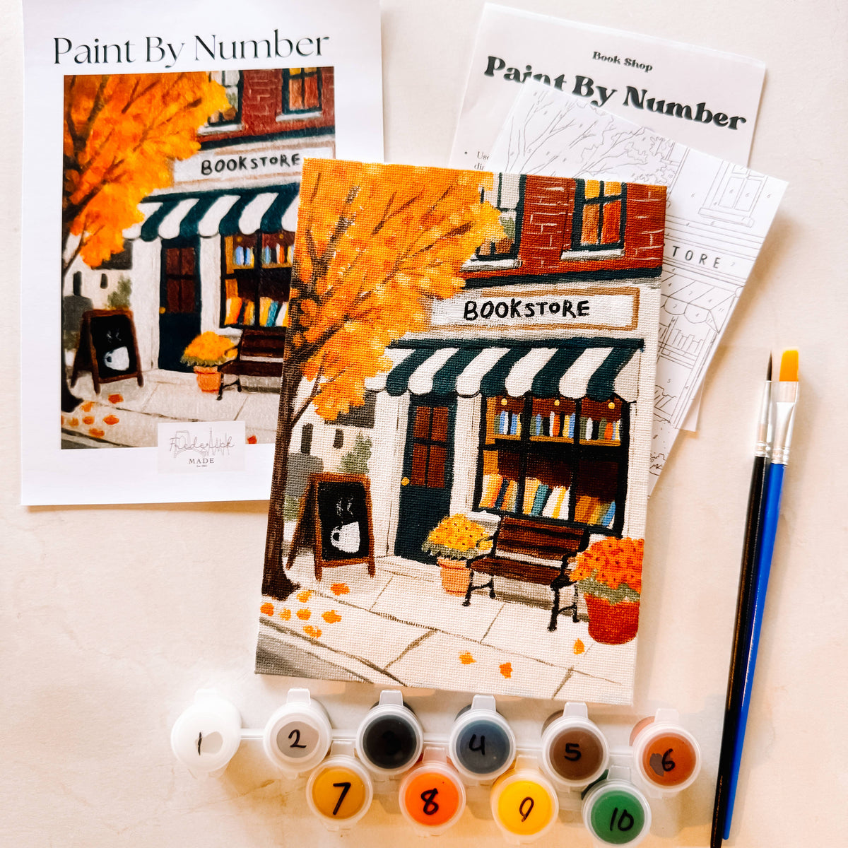 Custom Book Shop Mini Paint By Number