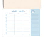 Weekly Meal Planner & Grocery List, Undated - On the Menu