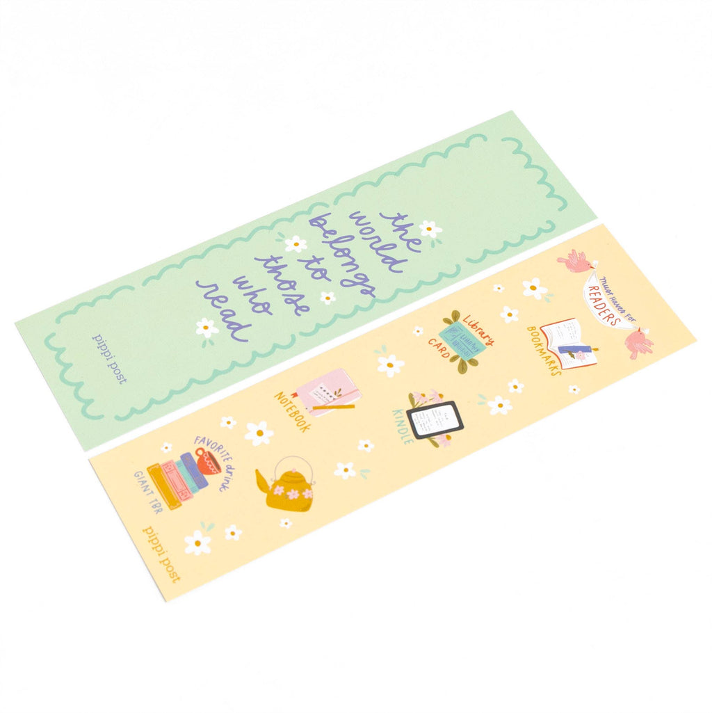 The World Belongs to Those Who Read Bookmark Set