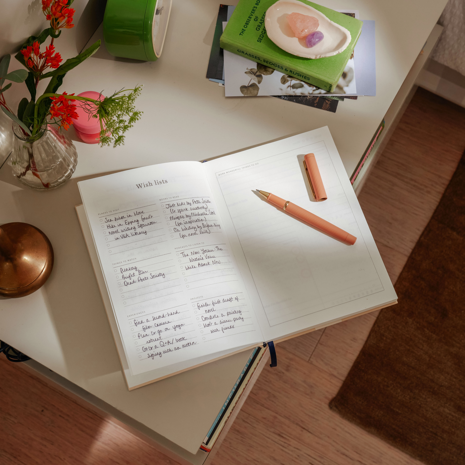 Guided Wellness Journal, A5 Hardcover - Slow Down