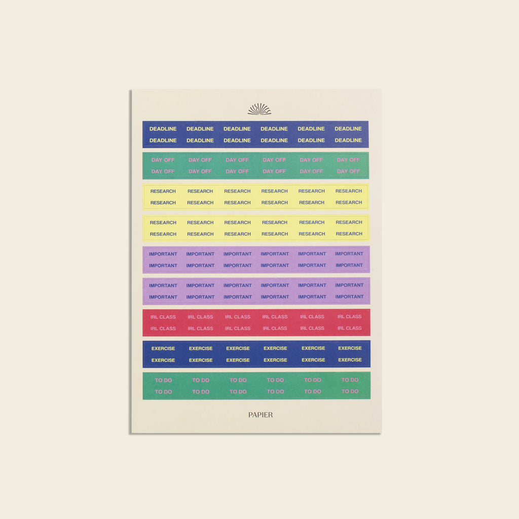 Sticker Set, Academic -  Find the Balance
