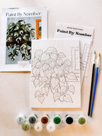 Marble Queen Pothos Mini Paint By Number