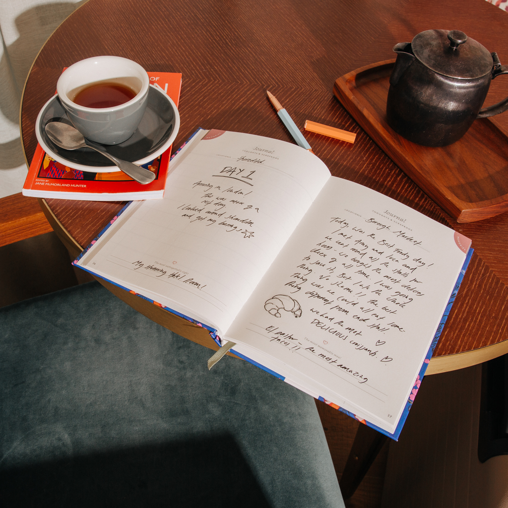 Guided Travel Journal, Foiled, A5 Hardcover - All Aboard