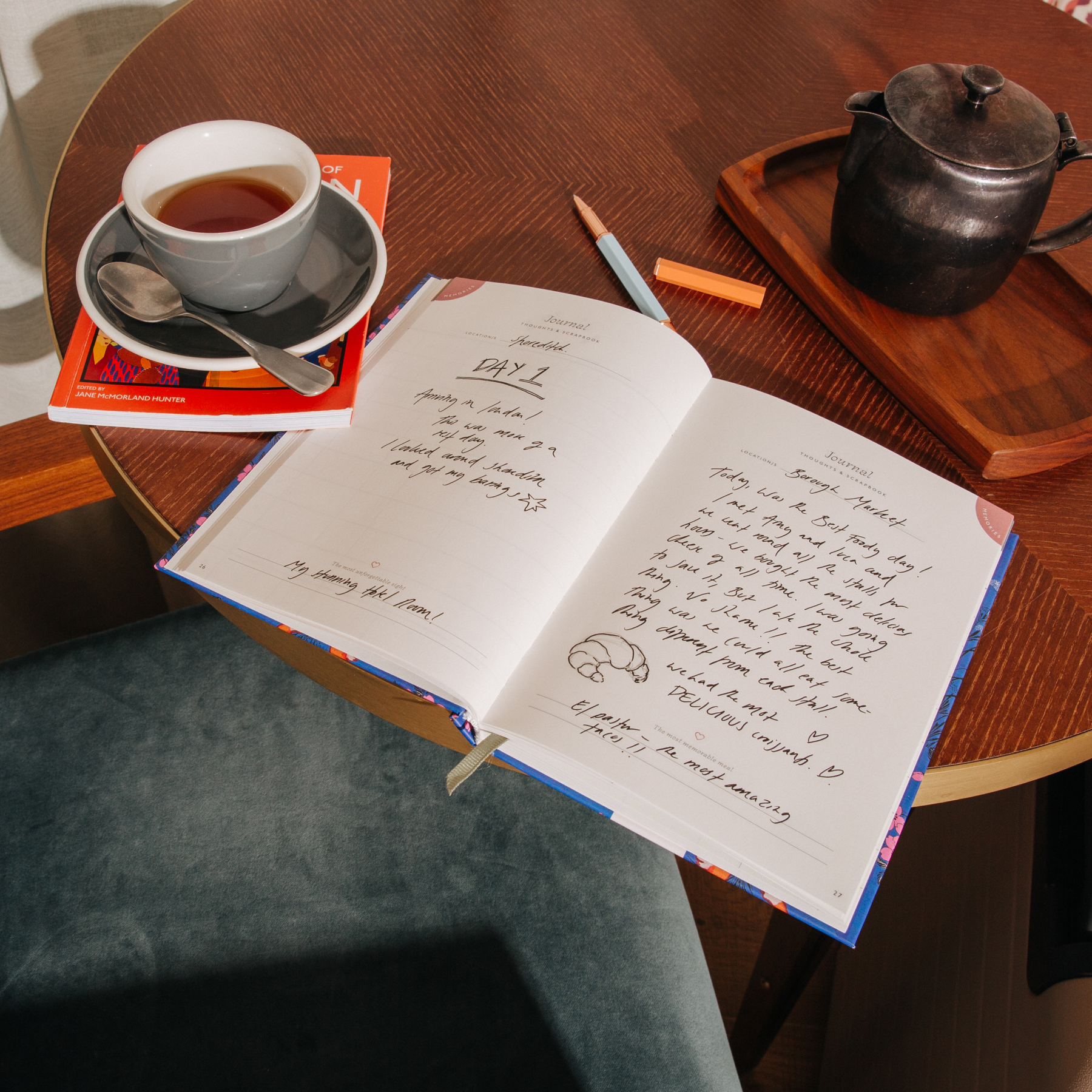 Guided Travel Journal, Foiled, A5 Hardcover - All Aboard