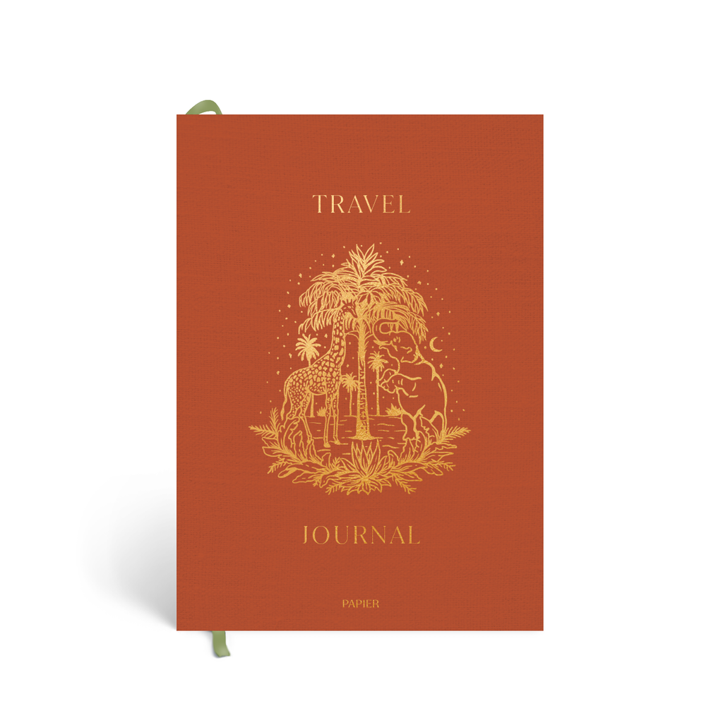 Guided Travel Journal, Foiled, A5 Hardcover - All Aboard