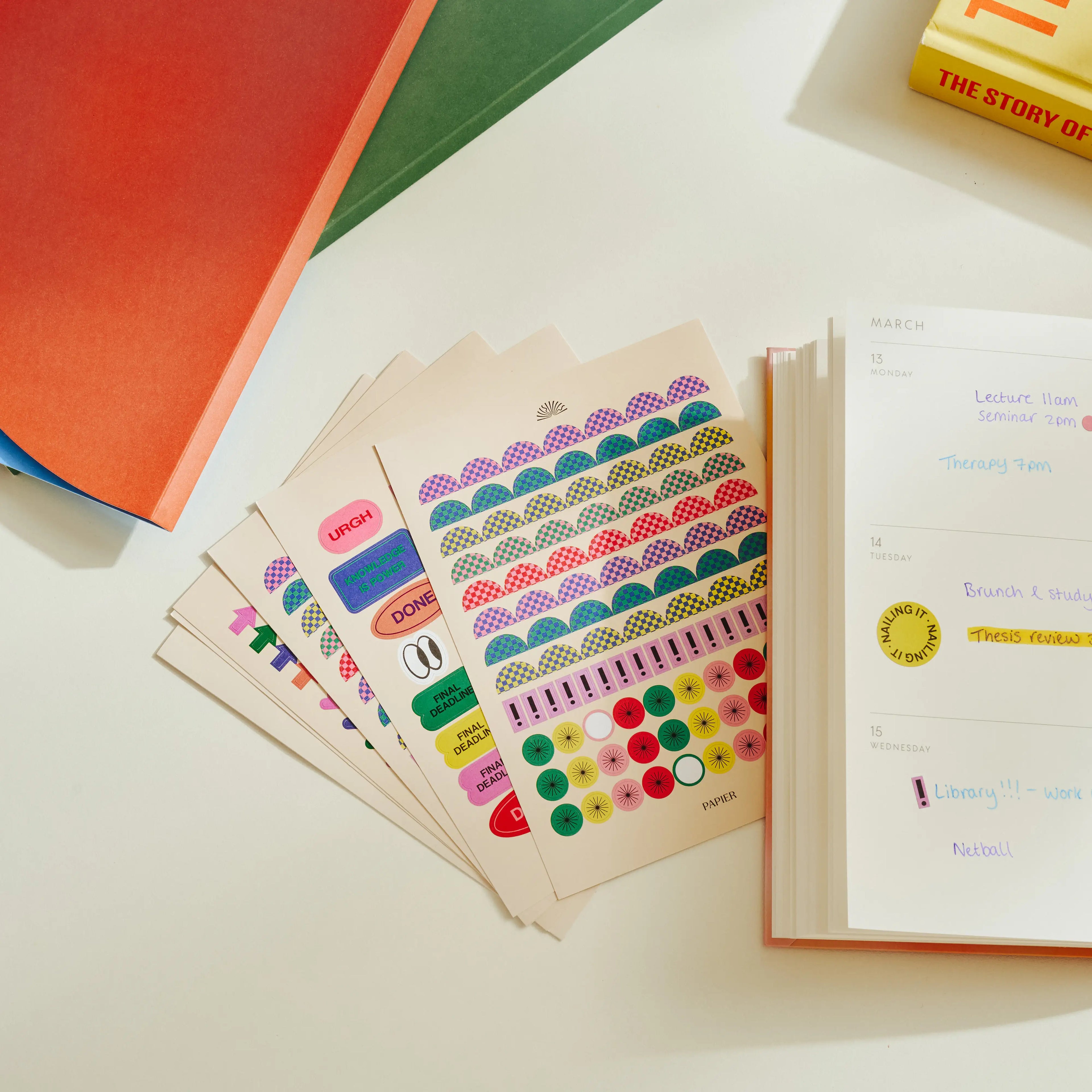 Sticker Set, Academic -  Find the Balance