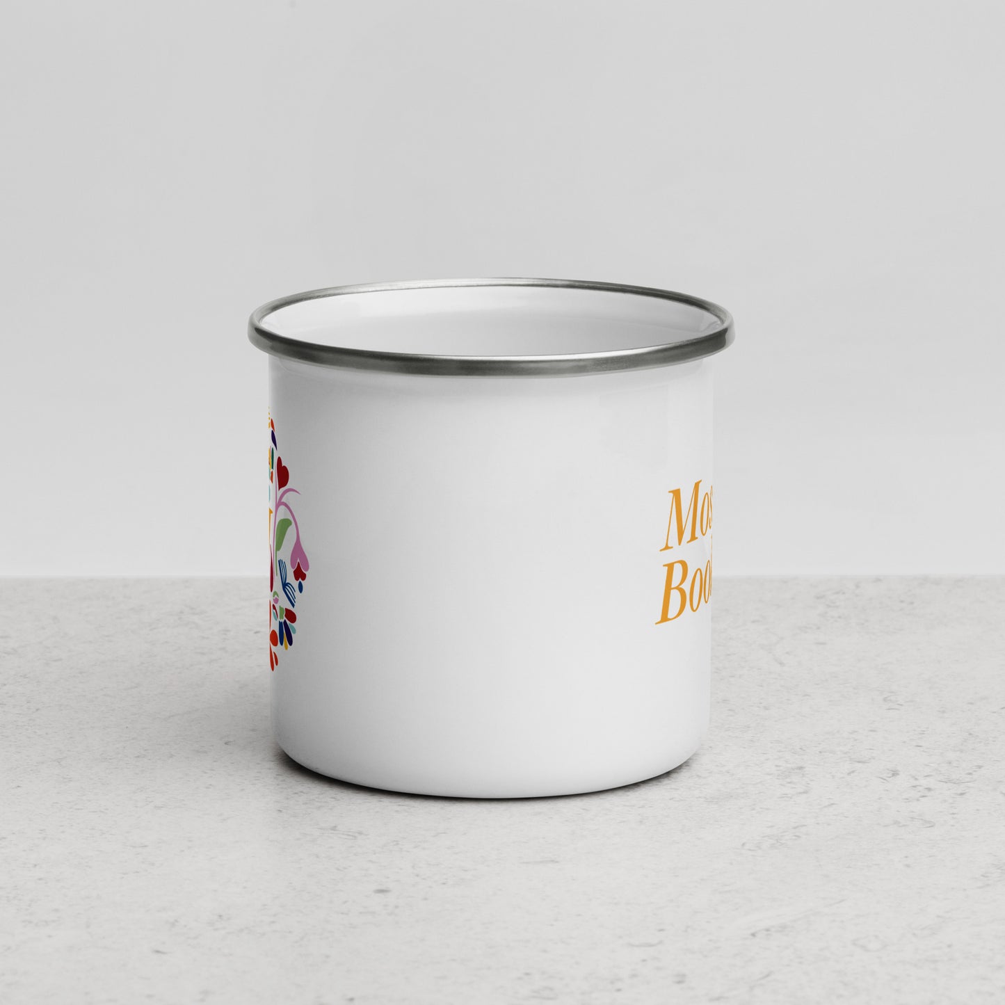 Mossrose Bookshop Enamel Mug