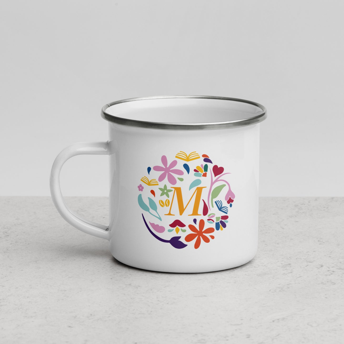 Mossrose Bookshop Enamel Mug