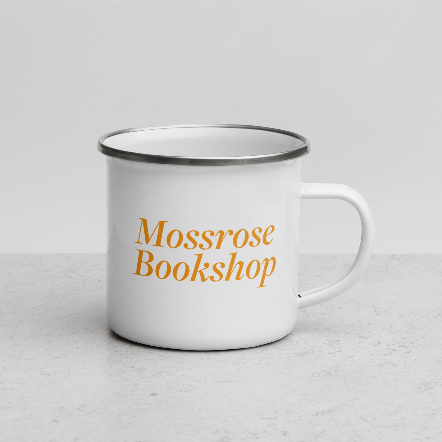 Mossrose Bookshop Enamel Mug