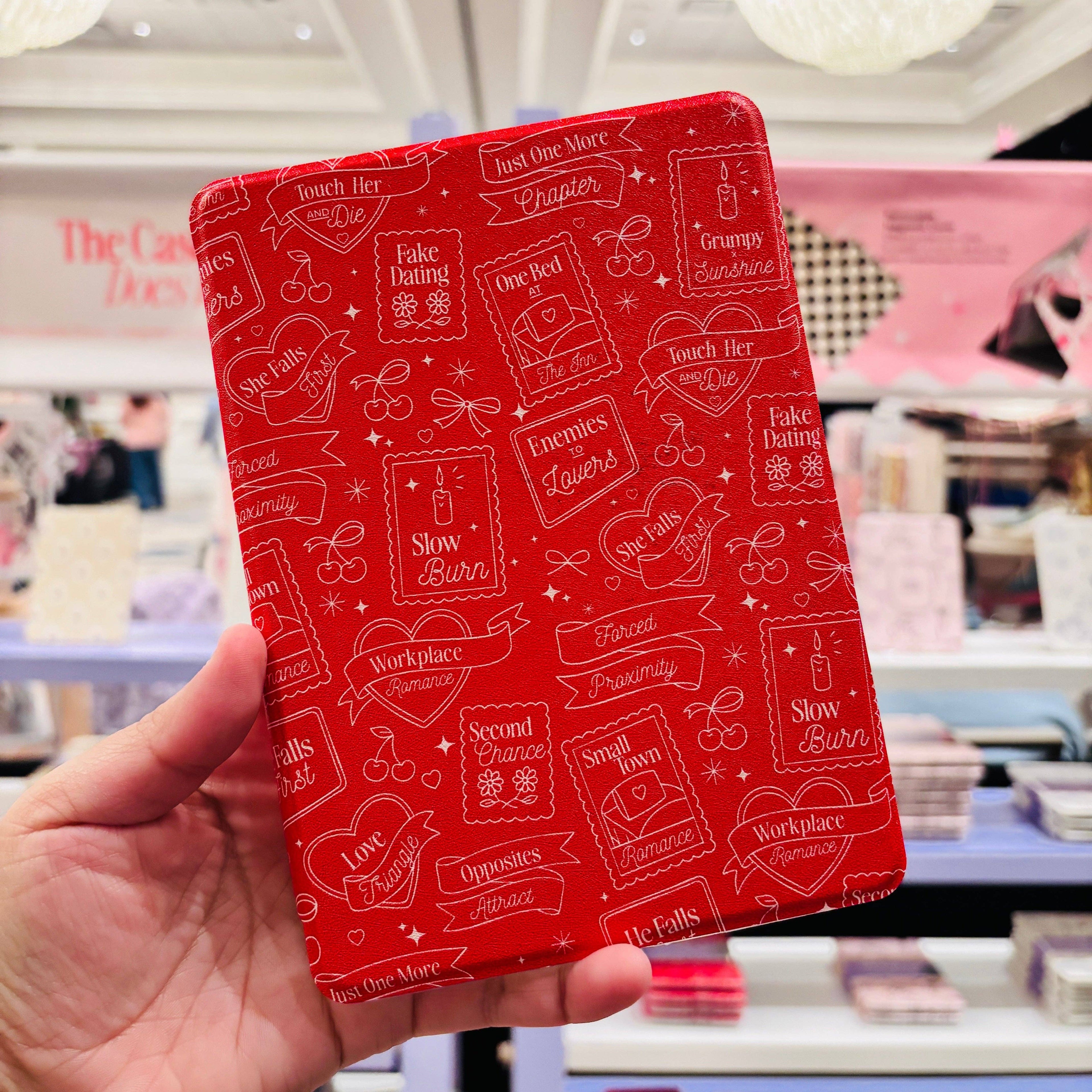 Romance trope e-reader case 6”