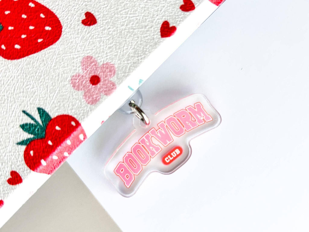 Bookworm Club Acrylic e-Reader Charm and Dust Plug