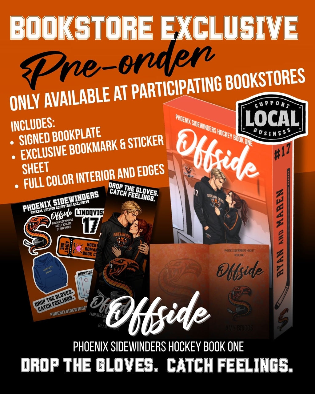 [PRE-ORDER] Offside (Book One of the Phoenix Sidewinders Hockey Series) by Amy Briggs